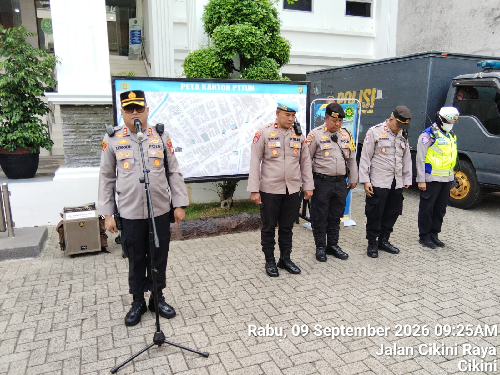 Polisi Siagakan 116 Personel Amankan Aksi Mahasiswa di Kantor PTUN Jakarta