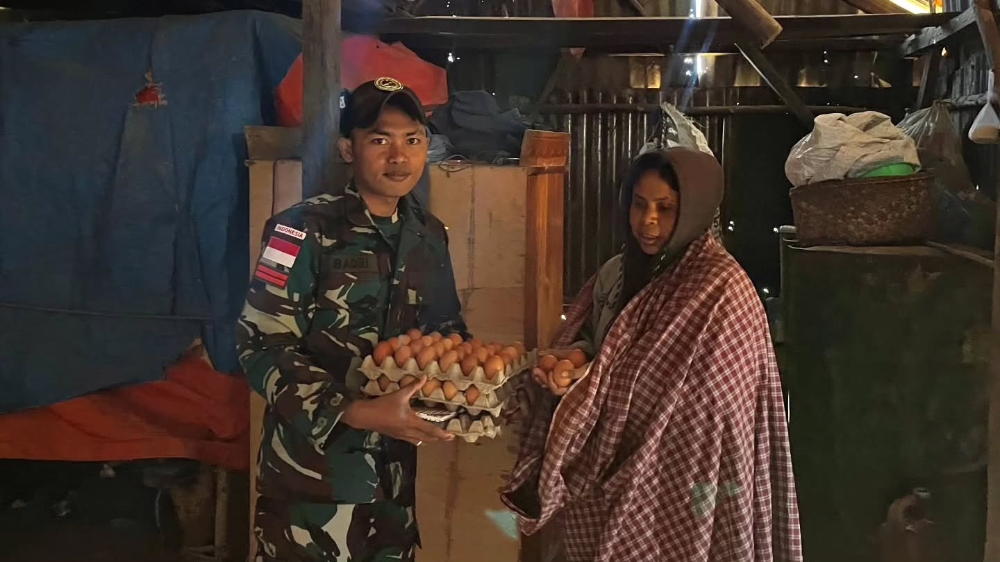 Yonarmed 12 Kostrad Perkuat Kepedulian Kesehatan Masyarakat Perbatasan melalui Program Stunting