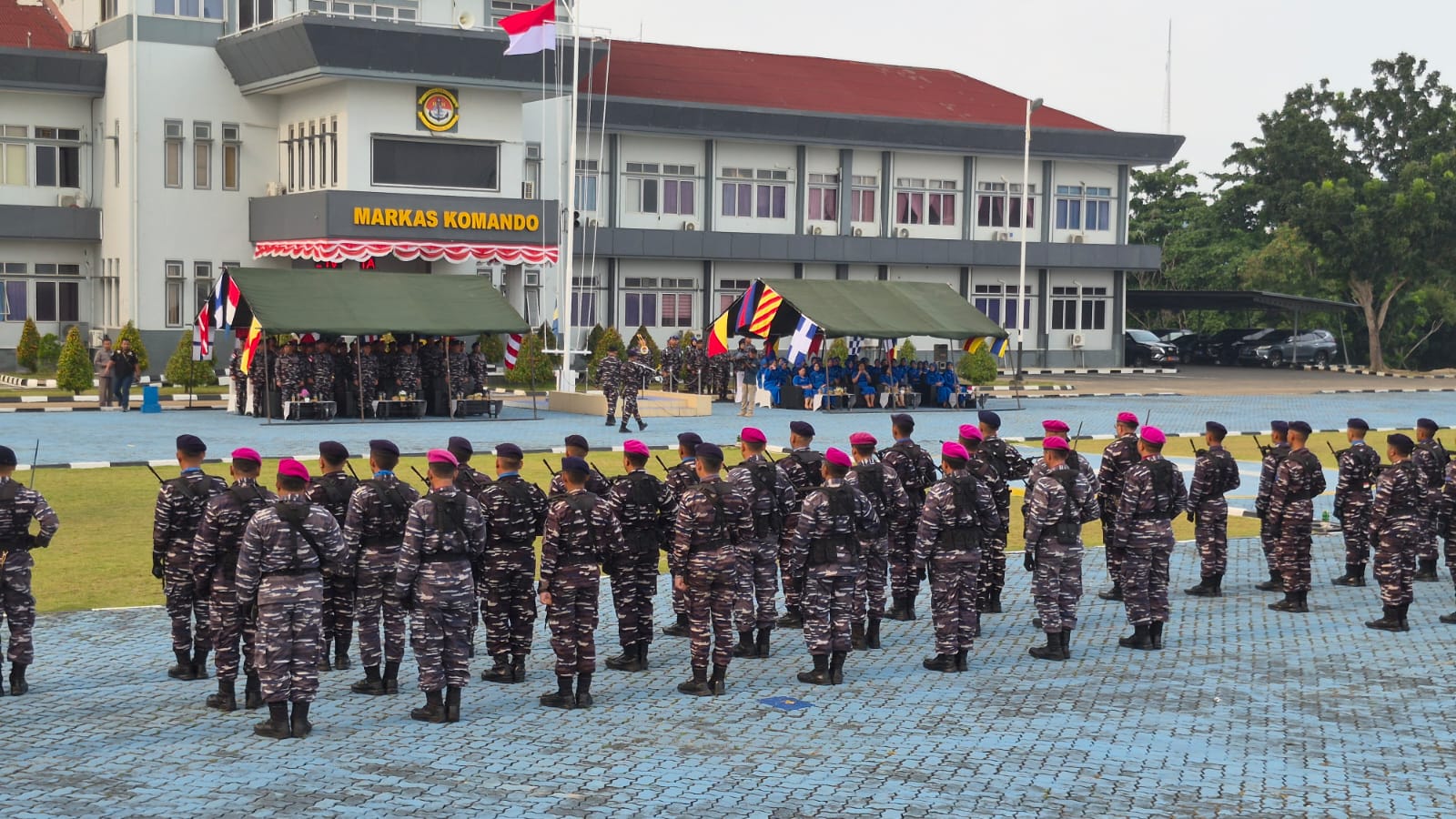 81 Tahun TNI AL Mengabdi Untuk Negeri, Lanal Bintan Kobarkan Semangat Jalesveva Jayamahe