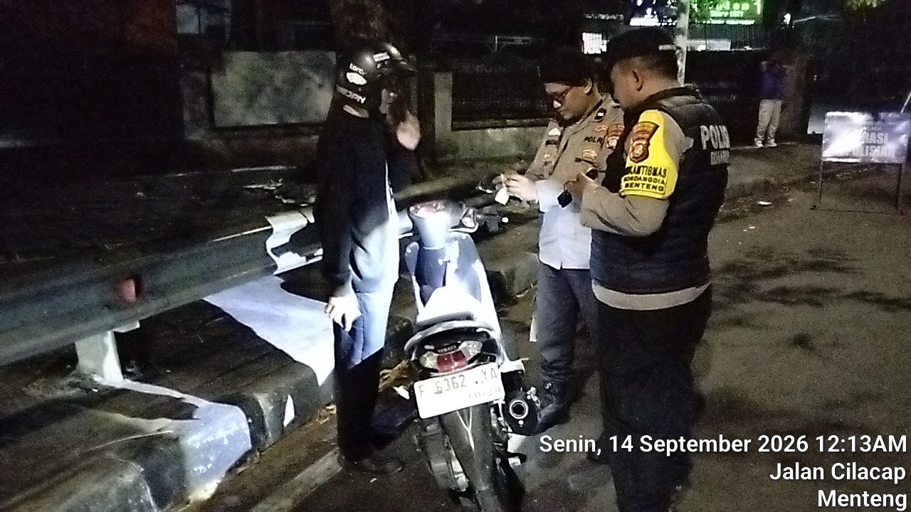 Tiga Motor Diamankan Dalam Razia Dini Hari di Menteng