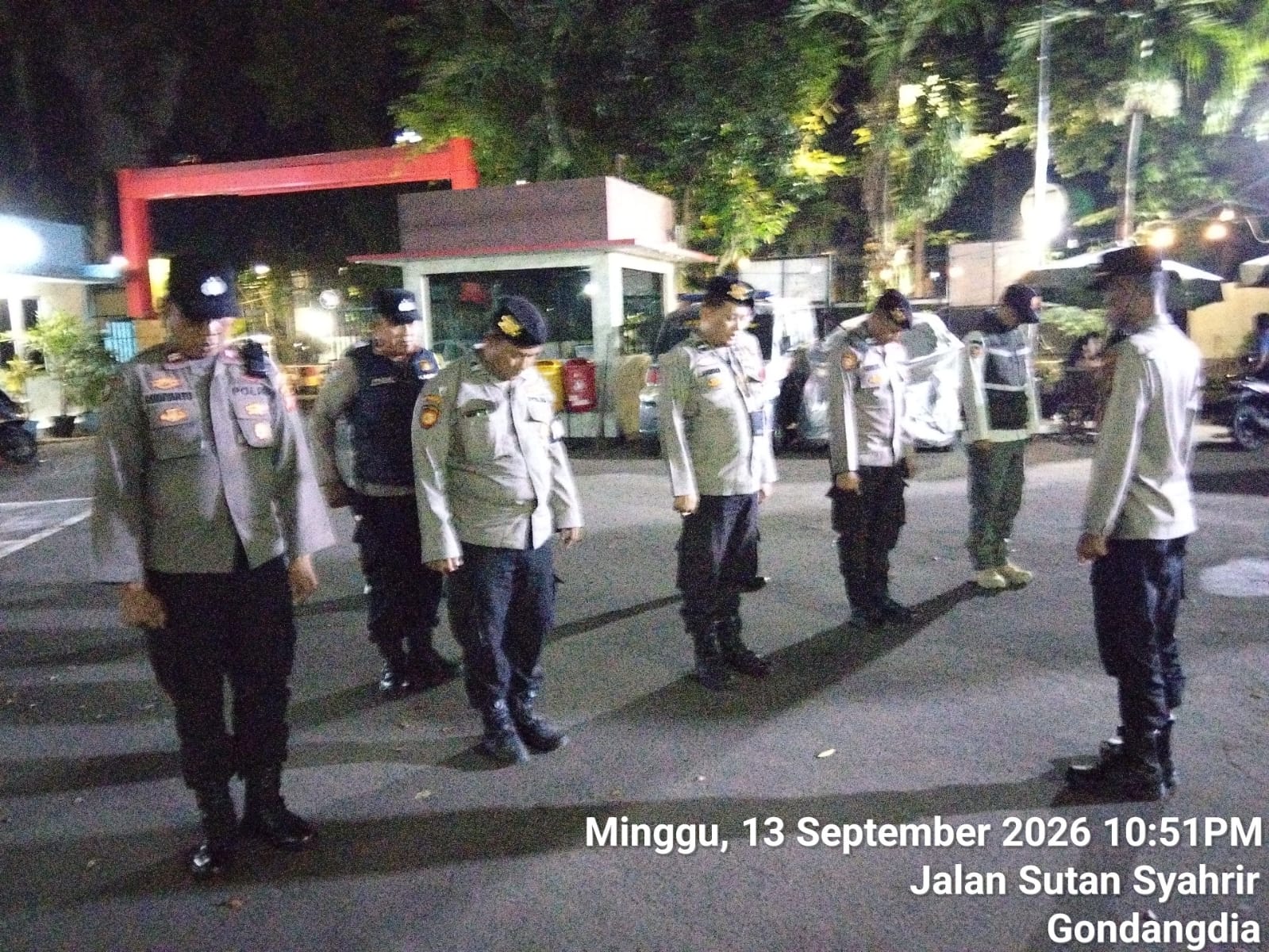 Tiga Pos Pantau Disisir, Polisi Pastikan Menteng Tetap Kondusif Hingga Dini Hari
