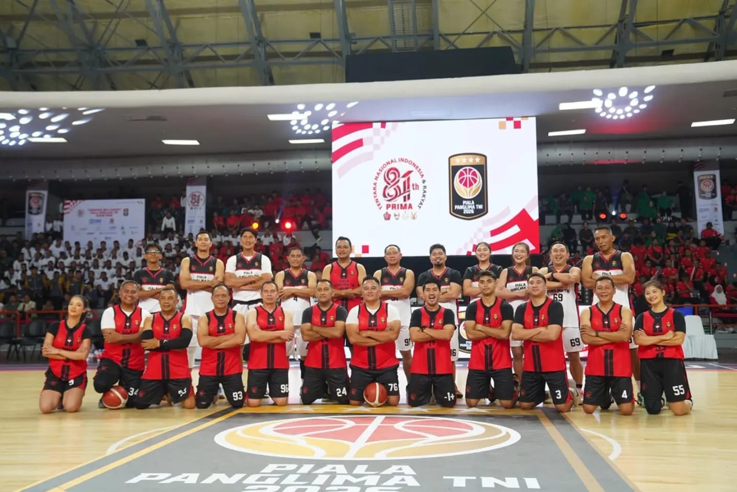 Pangkostrad Hadiri Pembukaan Turnamen Bola Basket Piala Panglima TNI