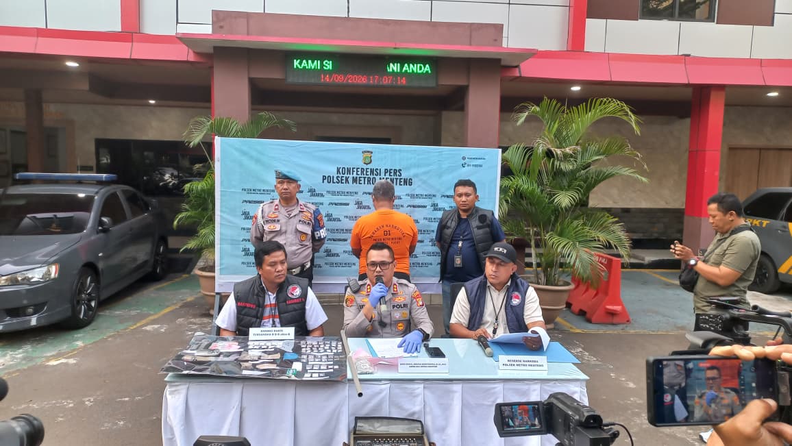 Polisi Ungkap Peredaran Sabu di Menteng, Pria 48 Tahun Ditangkap Bawa 112,13 GRAM