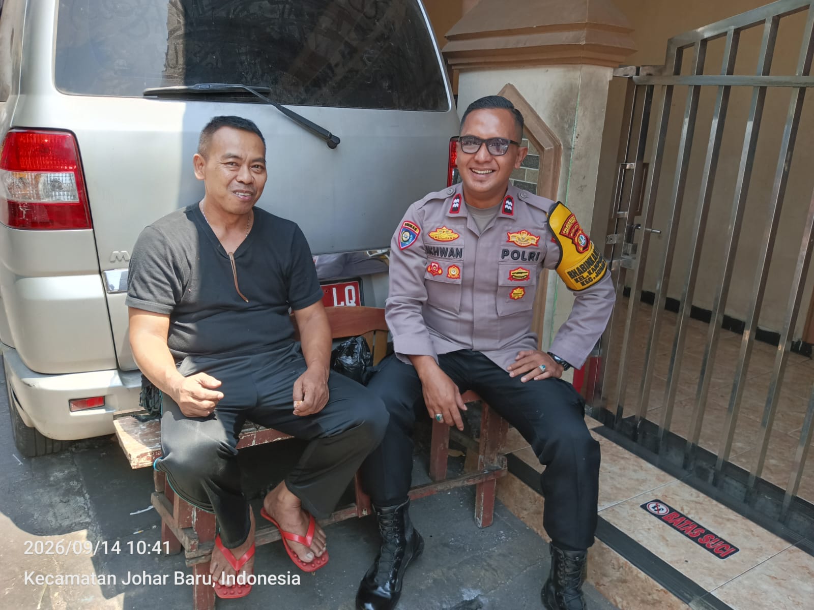 Cooling System, Bhabinkamtibmas Perkuat Deteksi Dini di Kampung Rawa