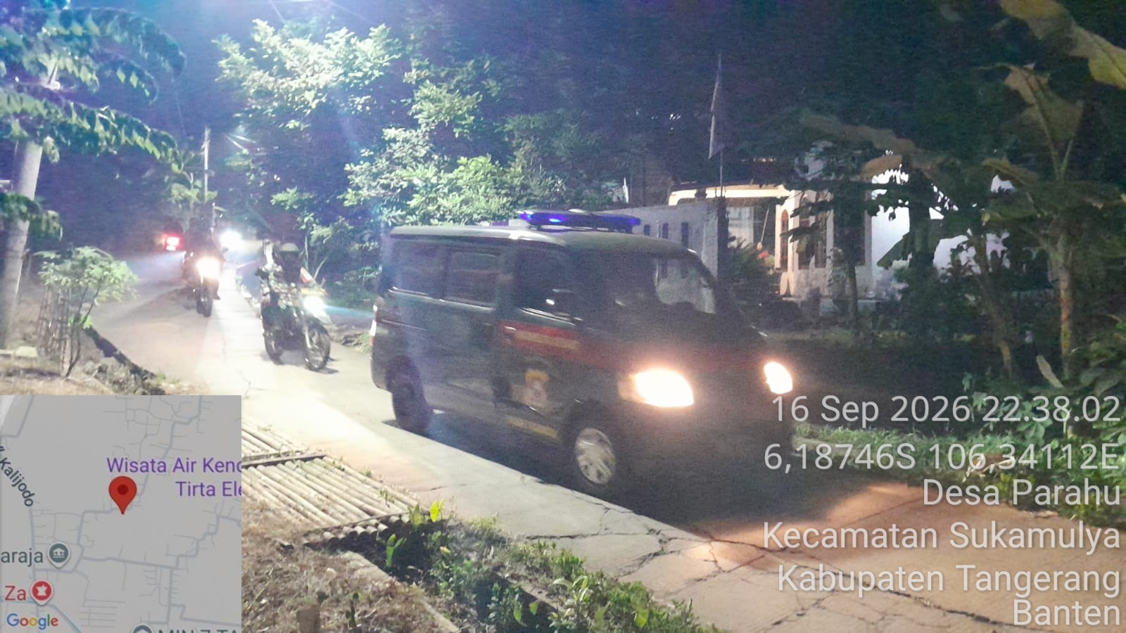Sinergitas TNI-POLRI, Koramil 05/Balaraja Gelar Patroli Malam Bersama Polsek, Ciptakan Wilayah Aman dan Kondusif