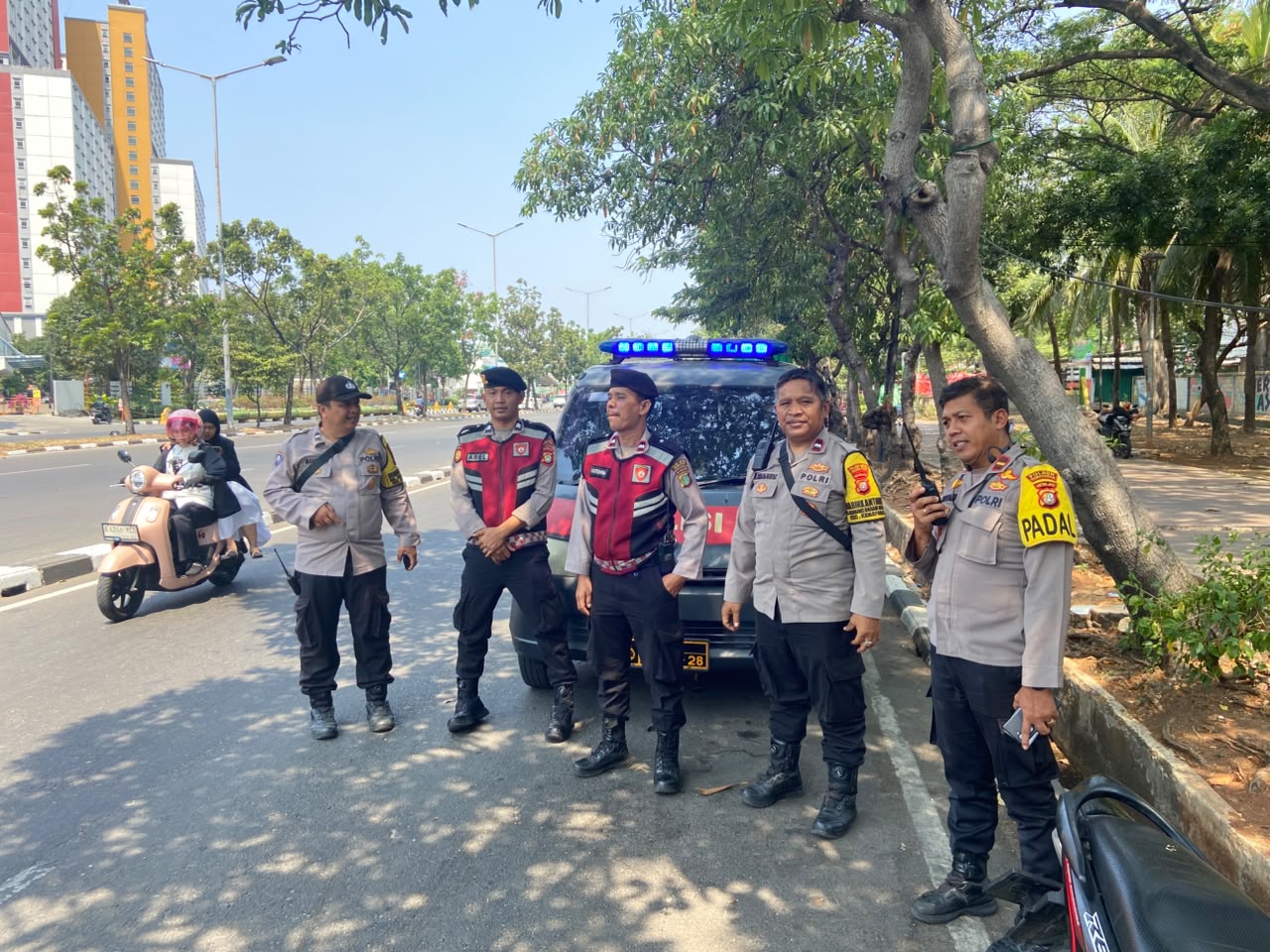 Antisipasi 3C dan Tawuran, Polsek Kemayoran Intensifkan Patroli Kamtibmas Siang Hari