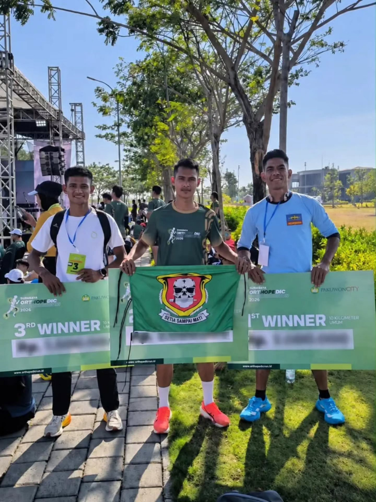 Prajurit Yonif 303/SSM Raih Prestasi Gemilang di Ajang Orthopedic Run 10K