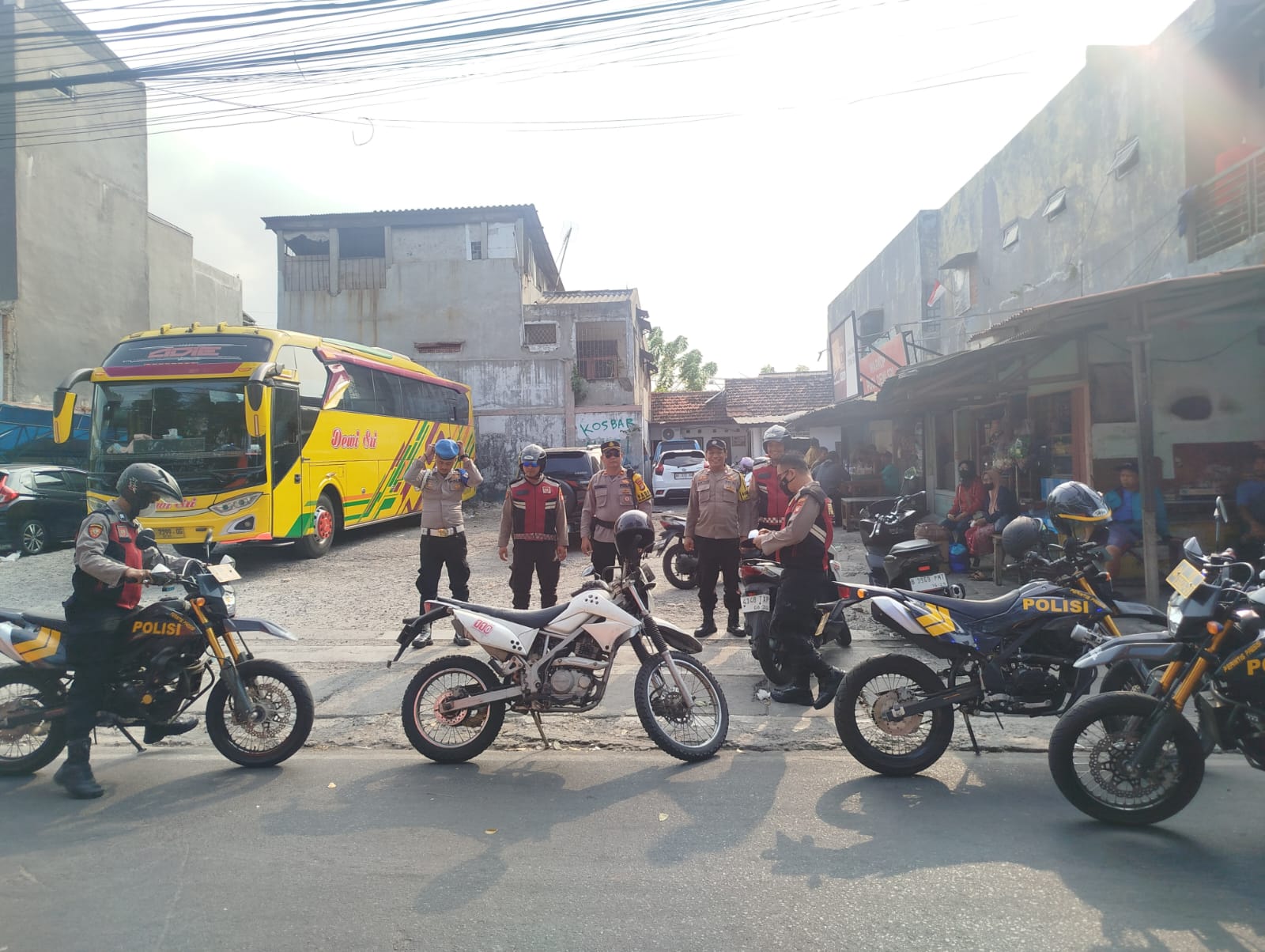 Antisipasi Guantibmas Sore Hari, Polsek Johar Baru Gelar Patroli Cipta Kondisi