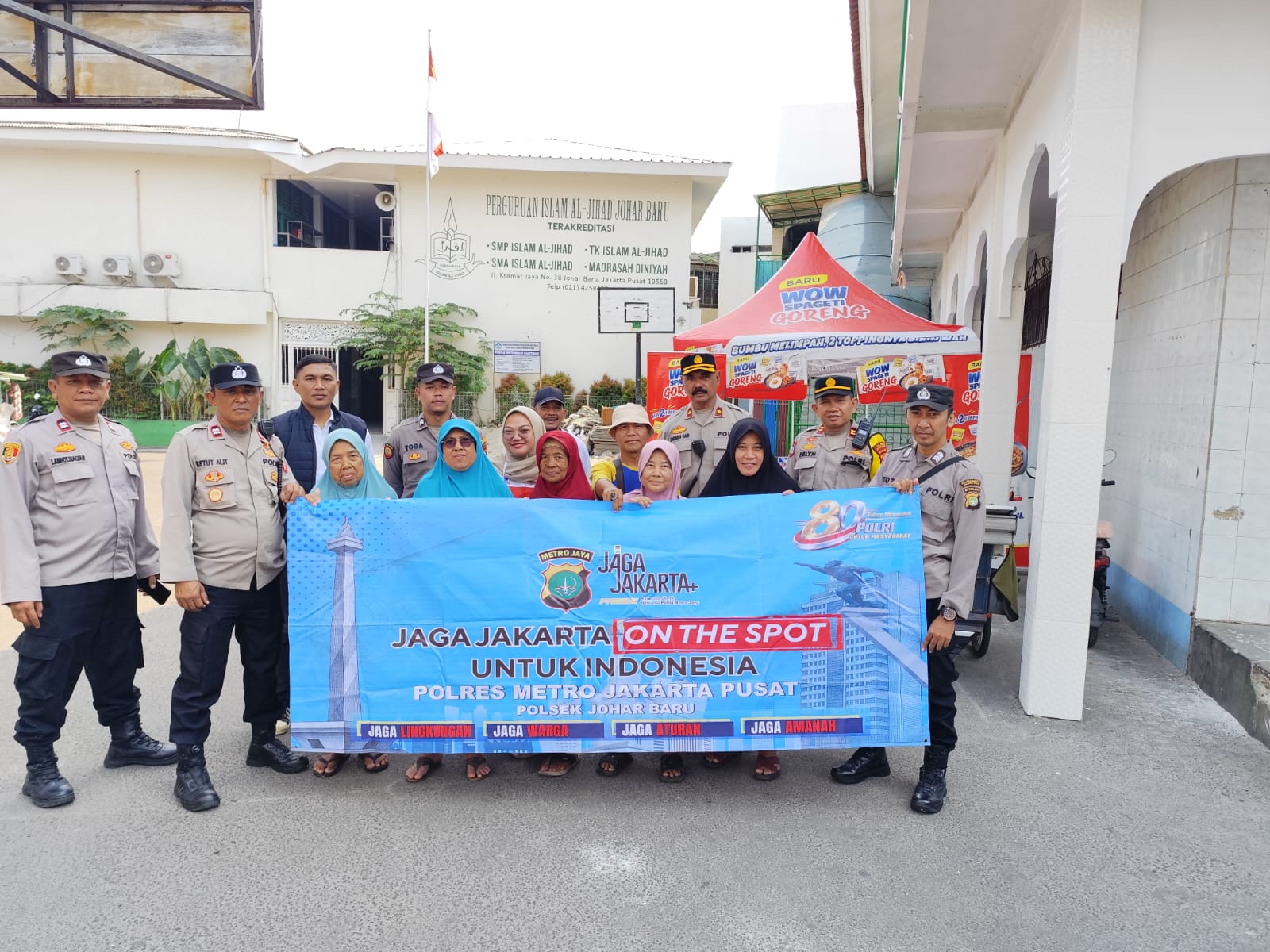 Jaga Jakarta On The Spot Digelar di Johar Baru, Warga Diajak Cegah Tawuran dan Kejahatan