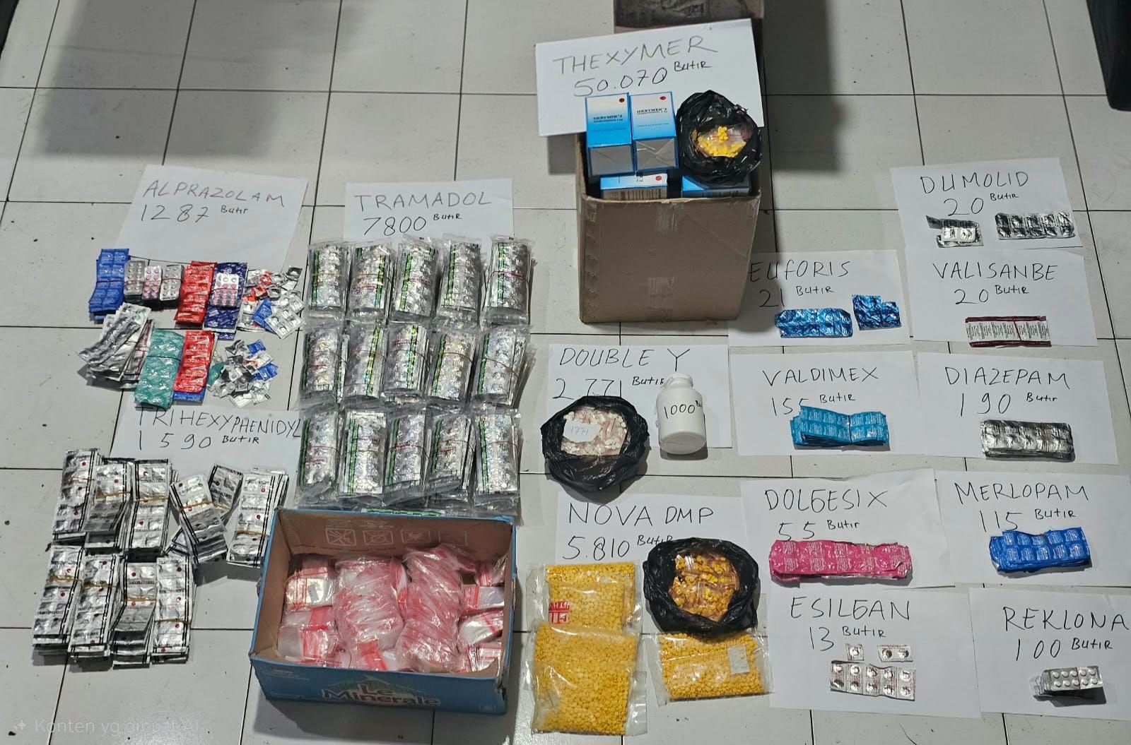 Polres Metro Jakarta Pusat Ungkap Peredaran Obat Daftar G Di Tanah Abang, 4 Tersangka Ditangkap