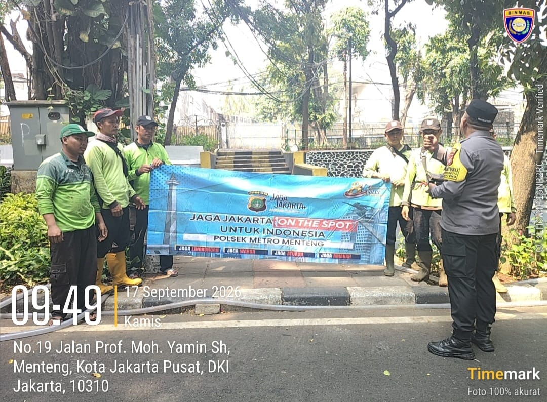 Bhabinkamtibmas Ingatkan Warga Gondangdia Tak Beri Celah bagi Pelaku Kejahatan
