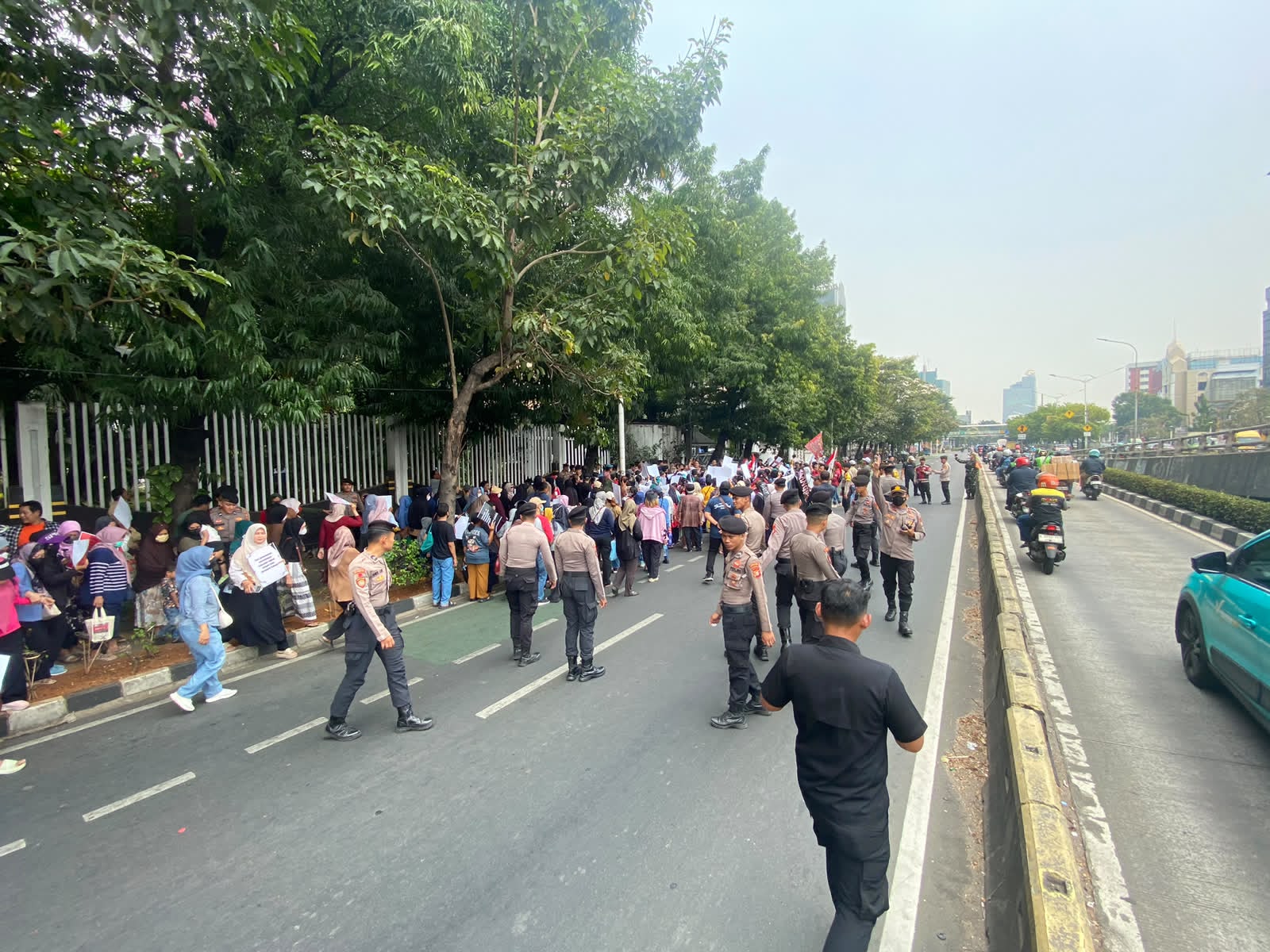 Warga Gelar Aksi Unjuk Rasa di Kemensos, Polisi Siapkan Pengamanan