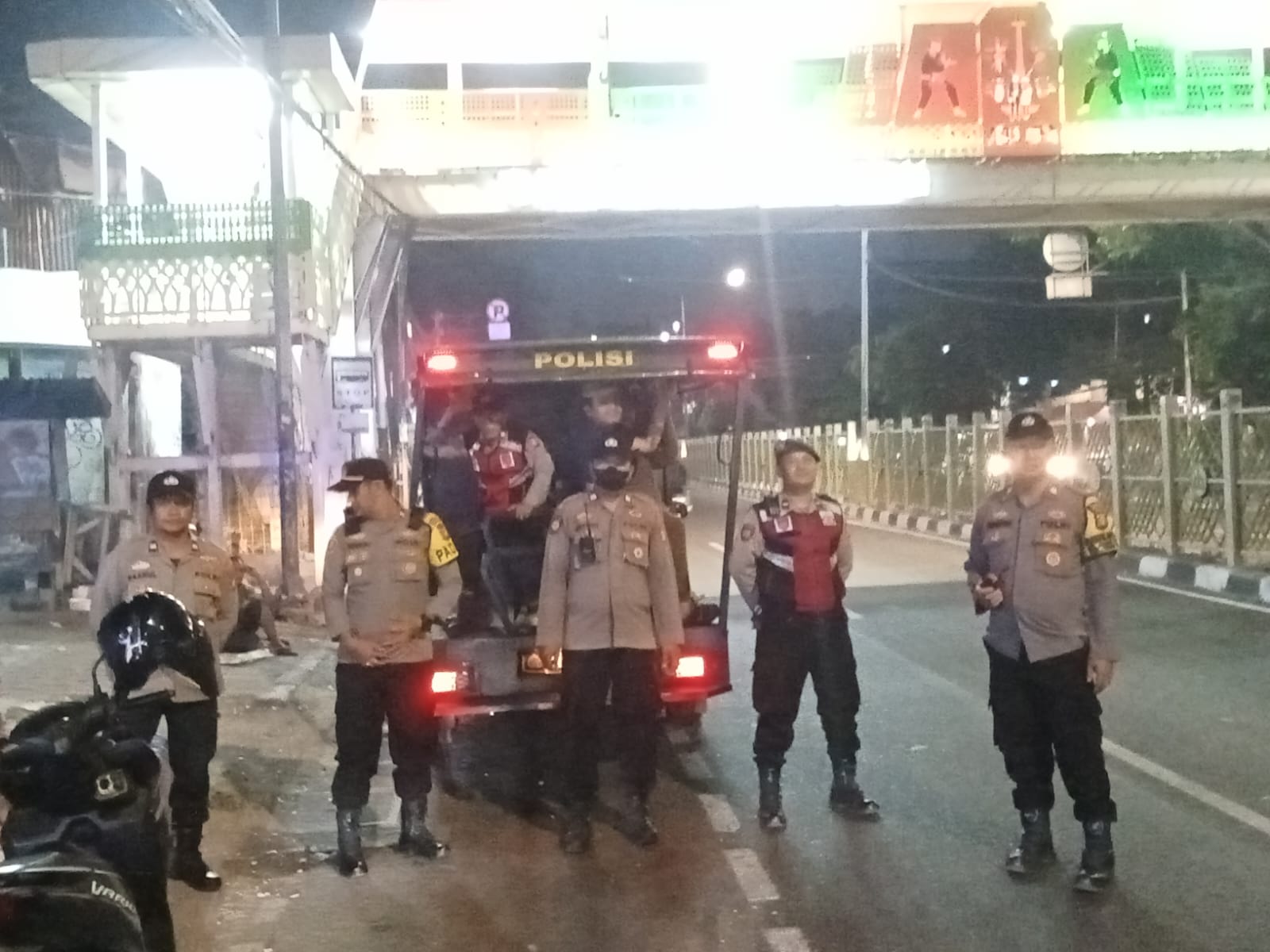 Polsek Metro Tanah Abang Gelar Cipta Kondisi Mobile, Jaga Kamtibmas hingga Dini Hari