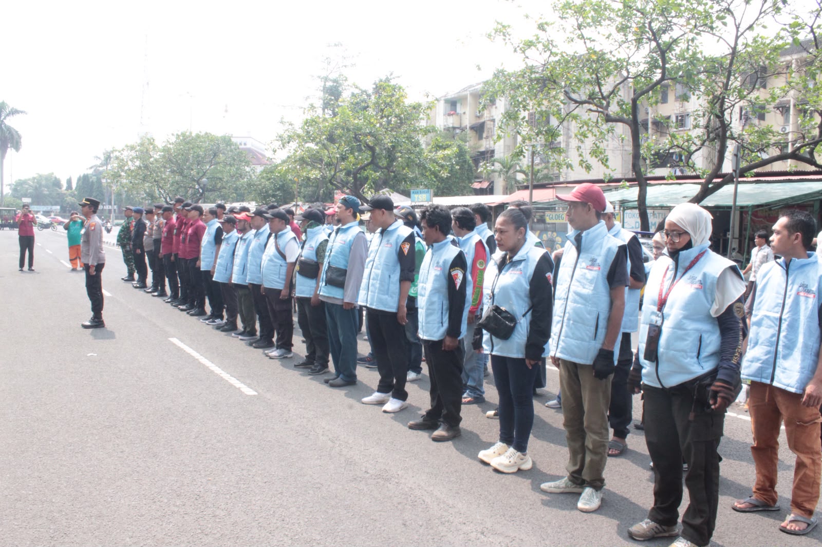 Polres Metro Jakarta Pusat Gelar Apel Jaga Jakarta, Libatkan TNI-Polri dan Elemen Masyarakat
