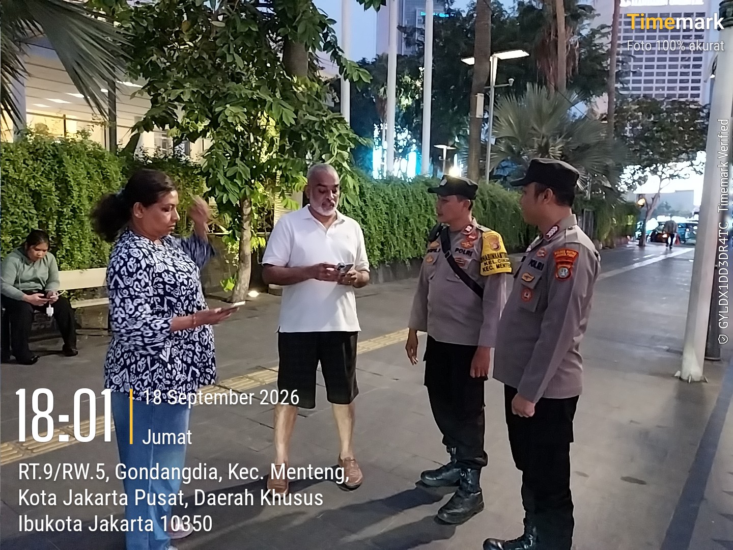 Jelang Malam, Polisi Ingatkan Pejalan Kaki di Thamrin Waspadai Kejahatan Jalanan