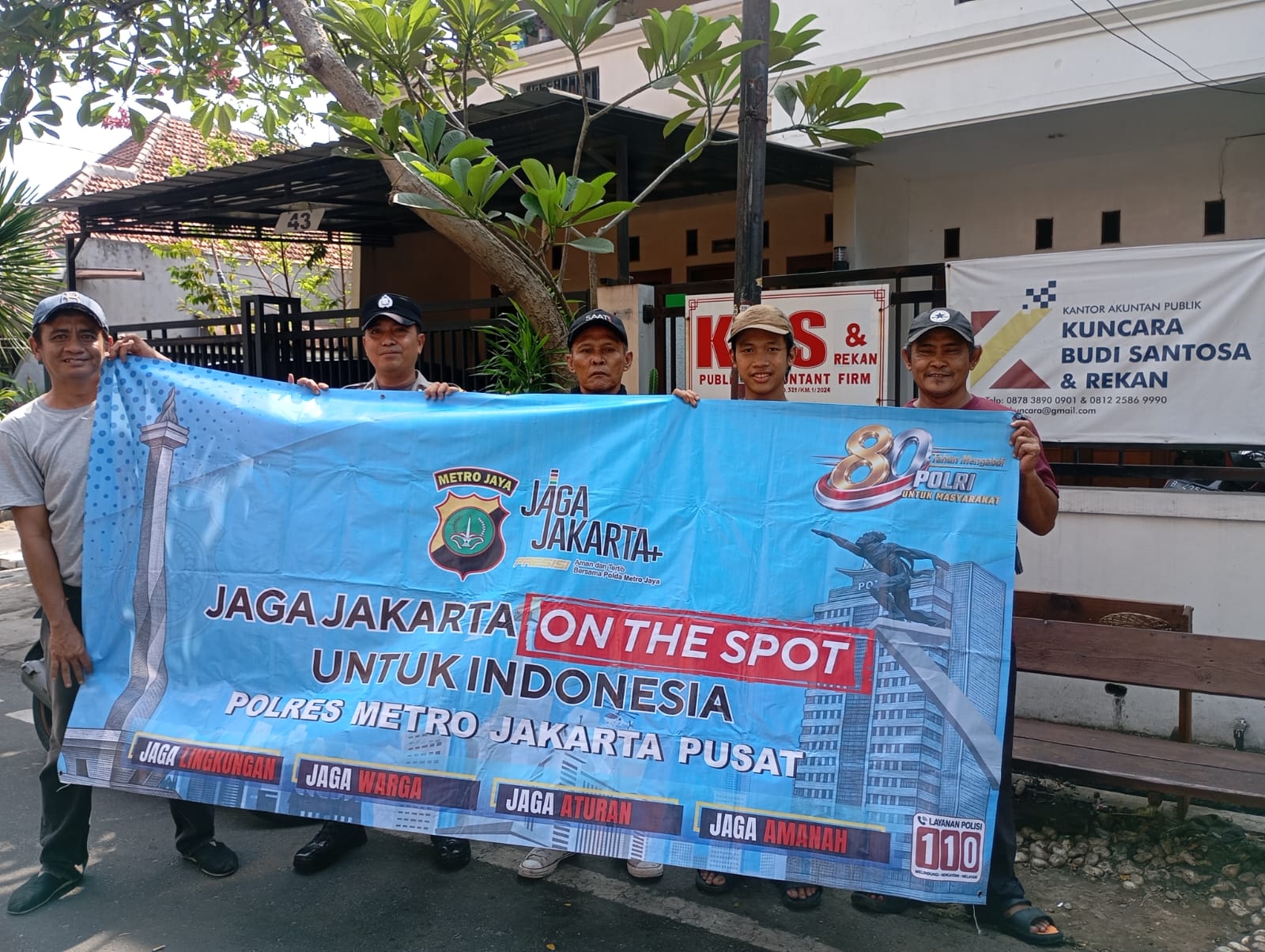 Polsek Senen Gelar Jaga Jakarta On The Spot Bersama Warga Kwitang