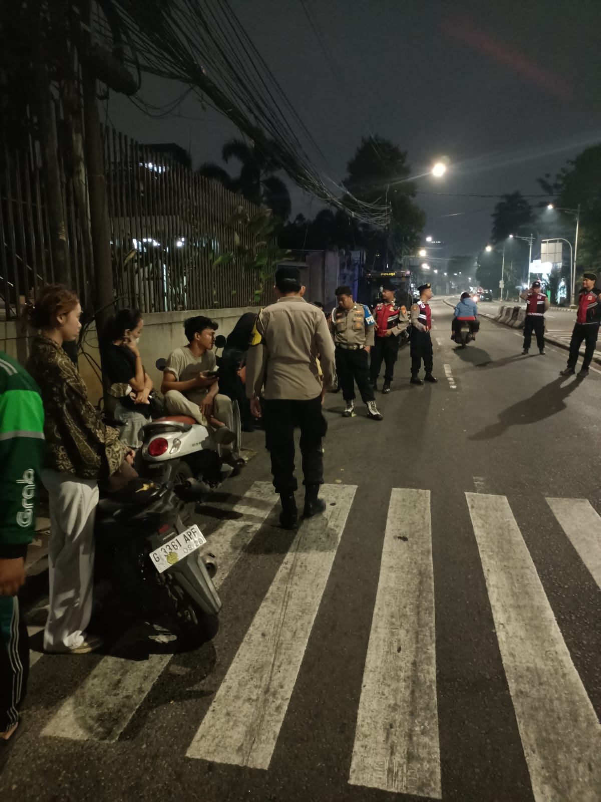 Polsek Metro Tanah Abang Gelar Razia Stasioner Antisipasi Guantibmas, Sasar Curas, Curat, Curanmor dan Narkoba