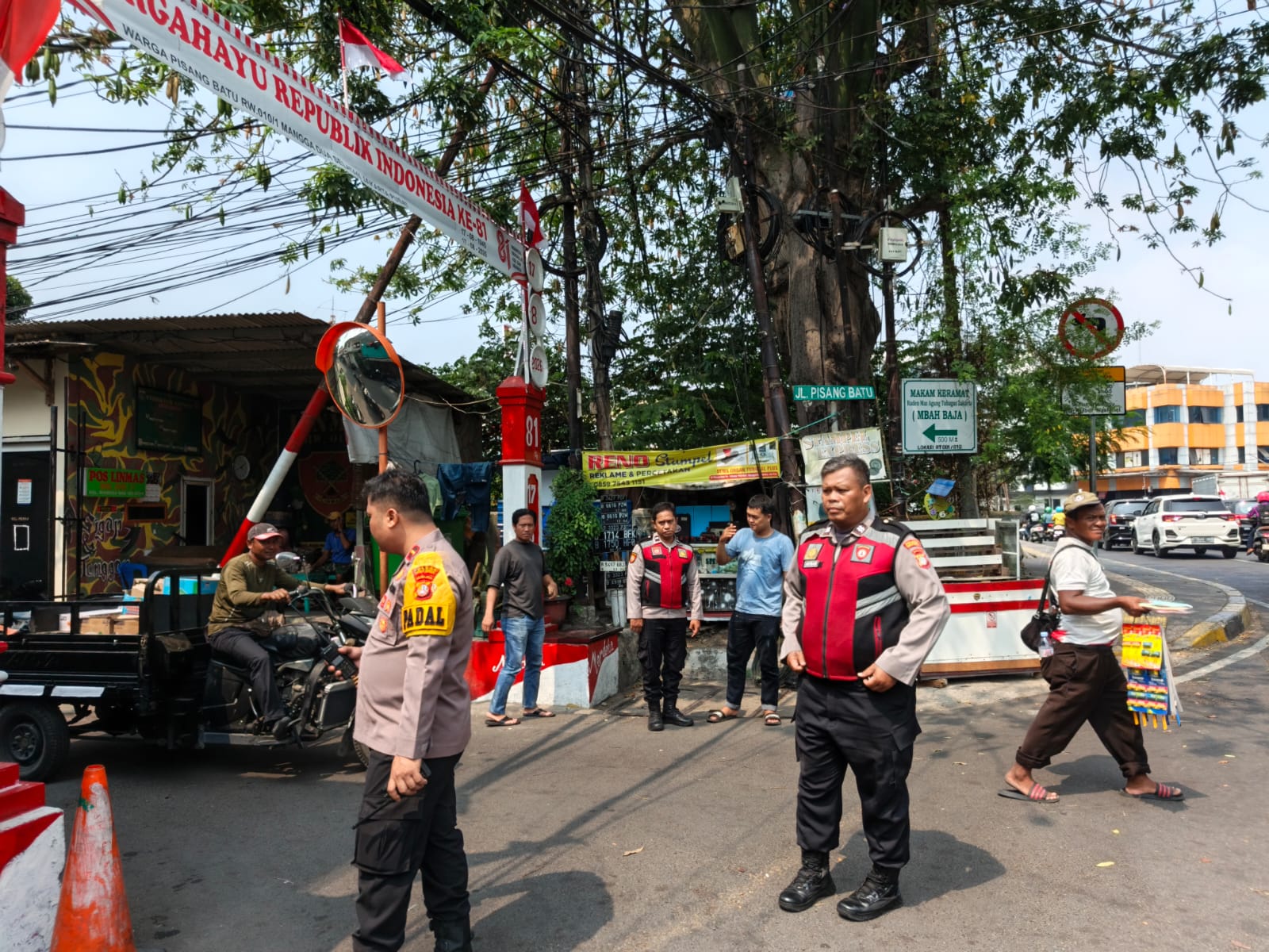 Patroli Siang Polsek Sawah Besar Cegah 3C dan Kejahatan Jalanan