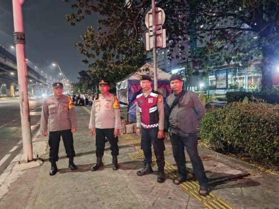 Cegah Balap Liar dan Tawuran, Polisi Laksanakan Strong Point Dini Hari di Ahmad Yani