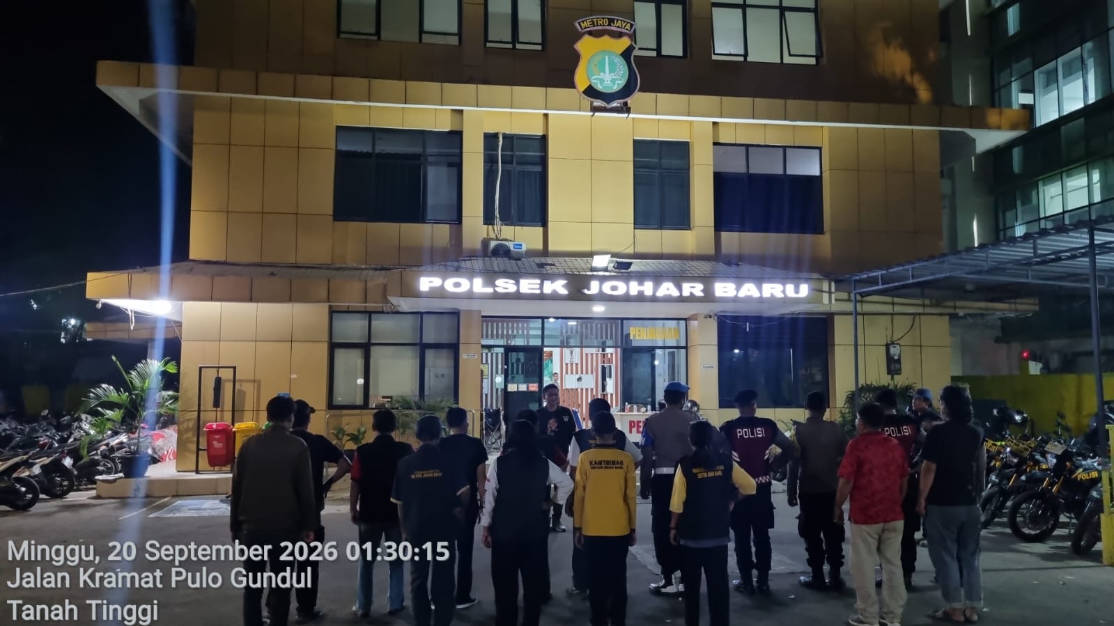Apel Dini Hari, Polsek Johar Baru Gelar Operasi Cipta Kondisi Sasar Begal hingga Kejahatan Jalanan