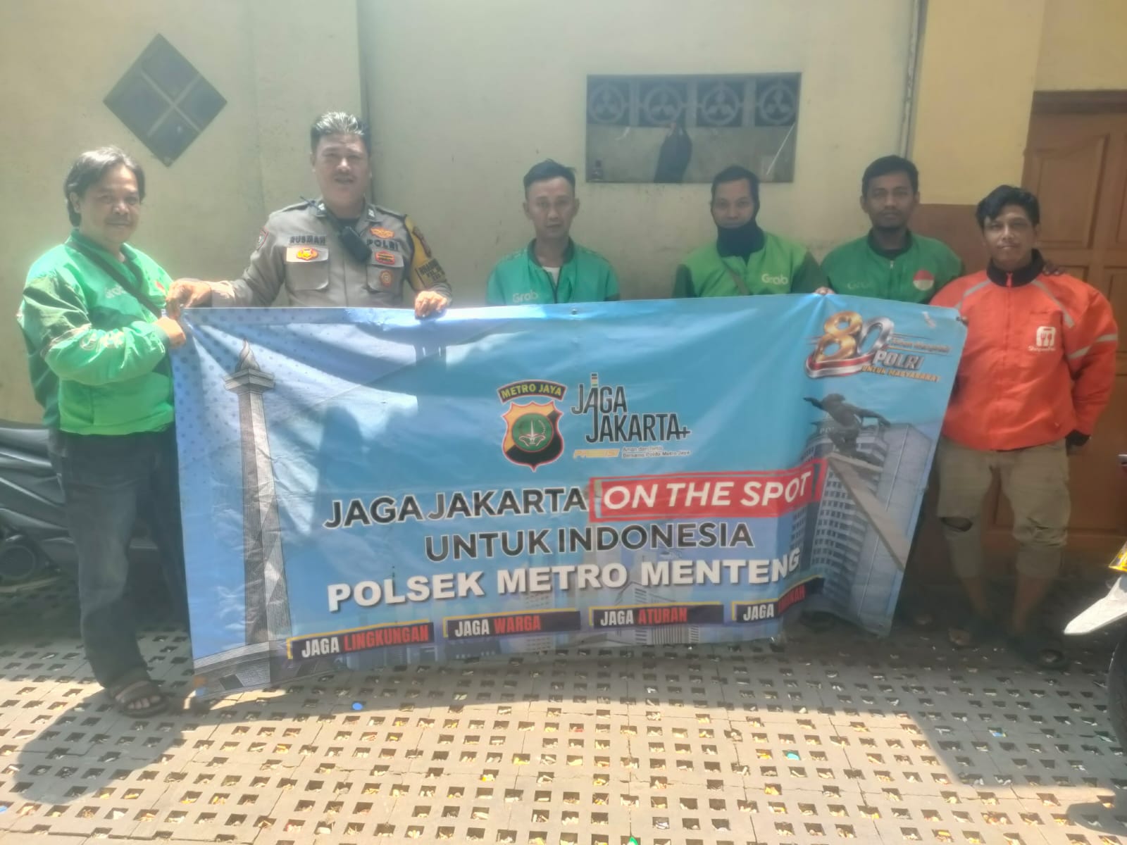 Ojol Kebon Sirih Diajak Jadi Mitra Polisi Jaga Keamanan Jakarta