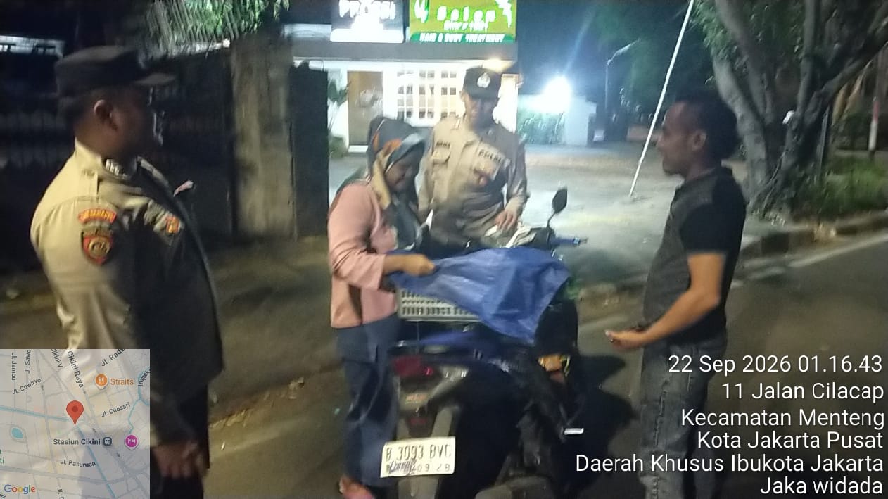 Surat Kendaraan Tak Lengkap, Satu Motor Diamankan Dalam Pemeriksaan di Menteng