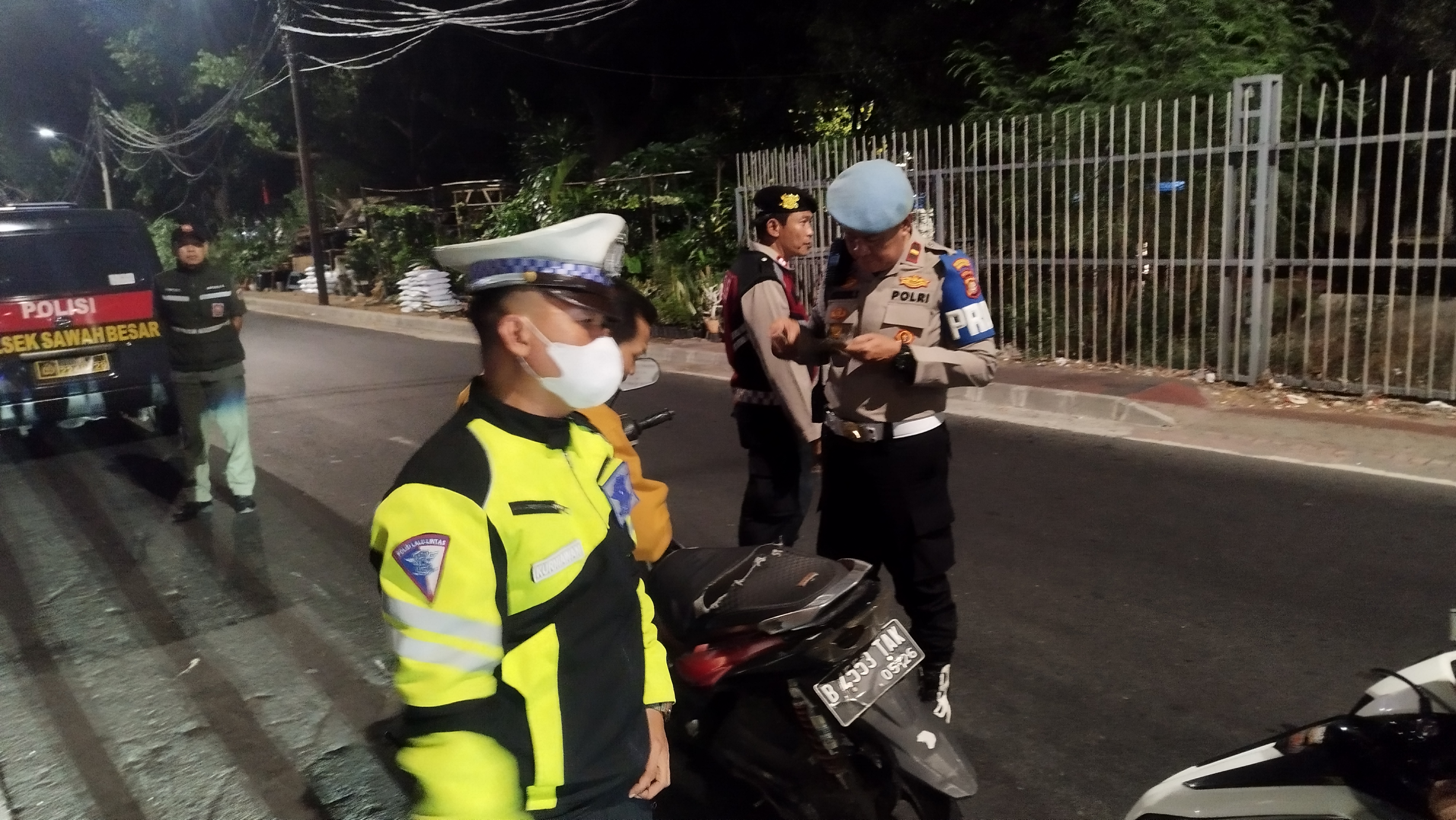Tingkatkan Oprasi Cipta Kondisi Stasioner Polsek Sawah Besar Sasar Titik Rawan Guantibmas