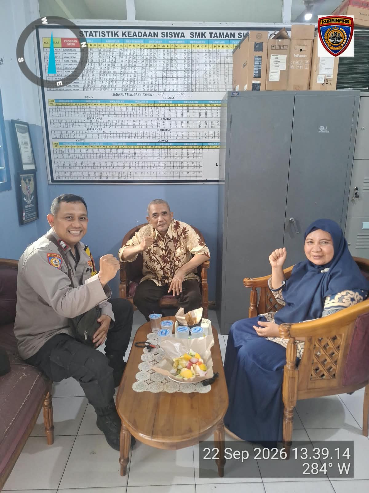 Cegah Tawuran Dari Lingkungan Sekolah, Polsek Menteng Dorong Pembentukan FKPMS di SMK Taman Siswa 2