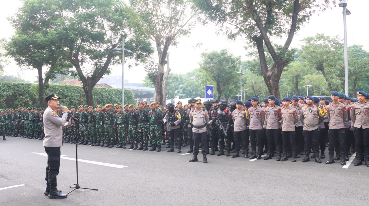 Polri Turunkan 13.884 Personel, Pelayanan Unjuk Rasa di Tiga Titik Jakarta Pusat
