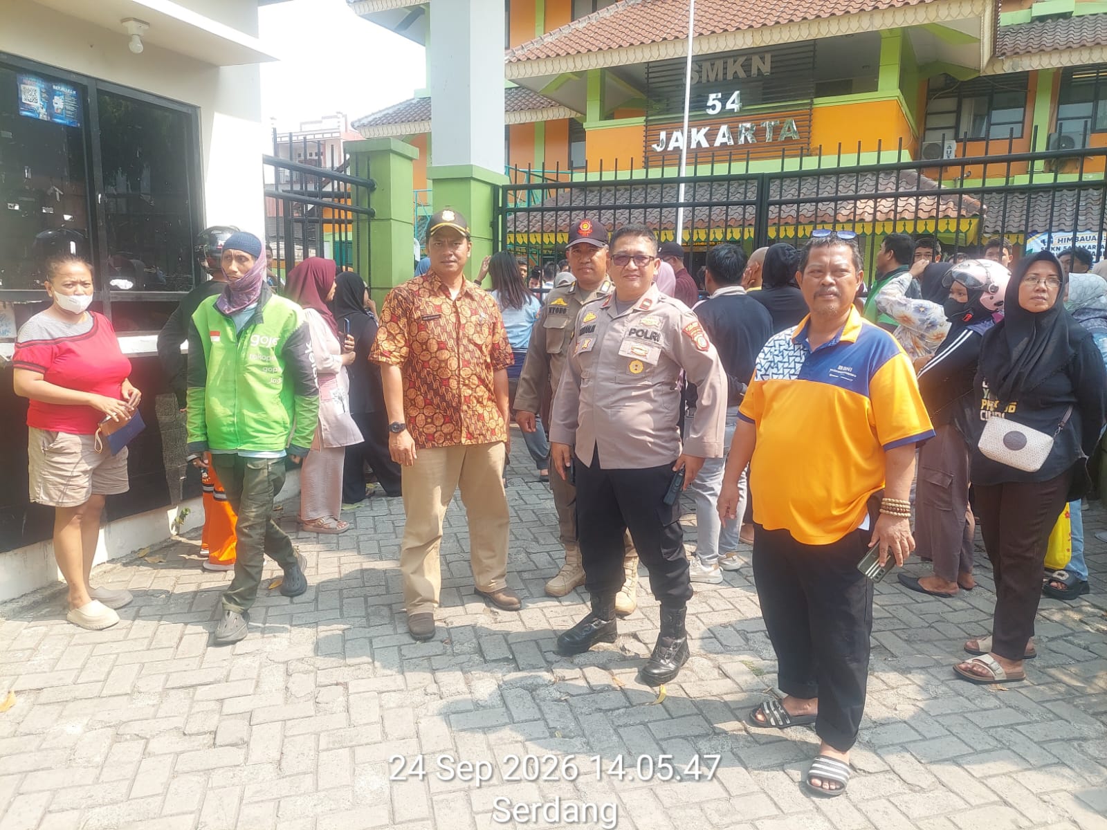 Pastikan Pelajar Pulang Aman, Polsek Kemayoran Antisipasi Siswa Ikut Aksi Demonstrasi