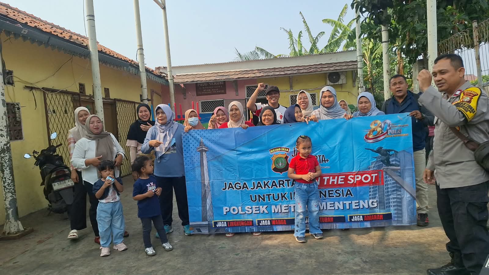 Dari Lingkungan Sekolah, Warga Pegangsaan Diajak Jadi Mata dan Telinga Keamanan