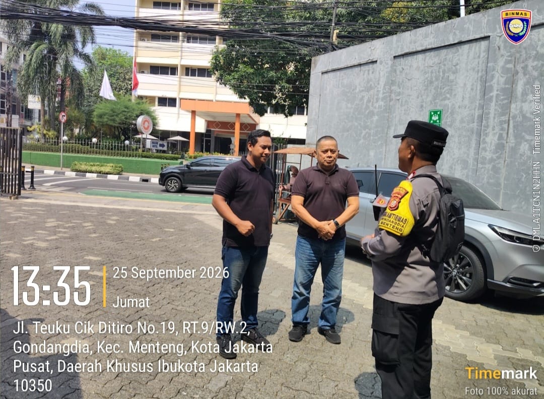 Dari Jalan Cik Ditiro, Bhabinkamtibmas Ajak Warga Jadi Bagian dari Pencegahan Kejahatan
