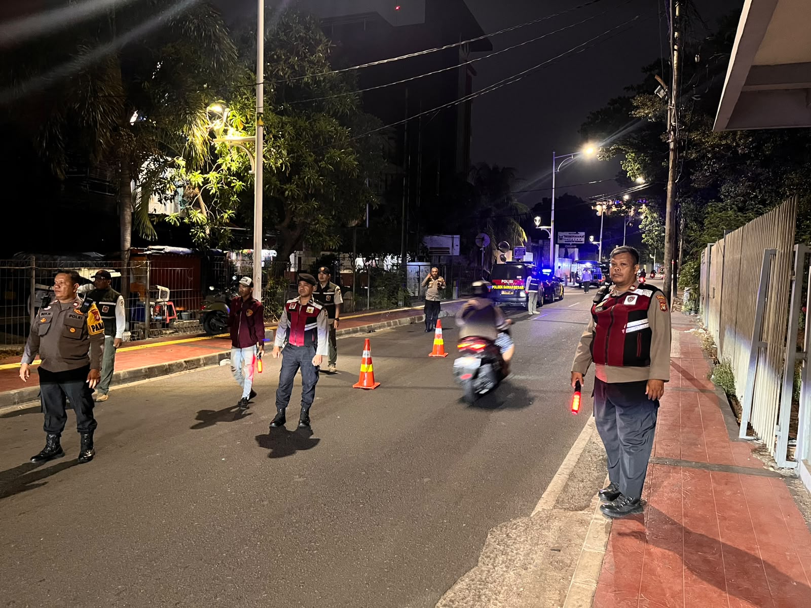 Cegah Kejahatan Jalanan, Polsek Sawah Besar Gelar Operasi Cipta Kondisi Di Jalan Raya