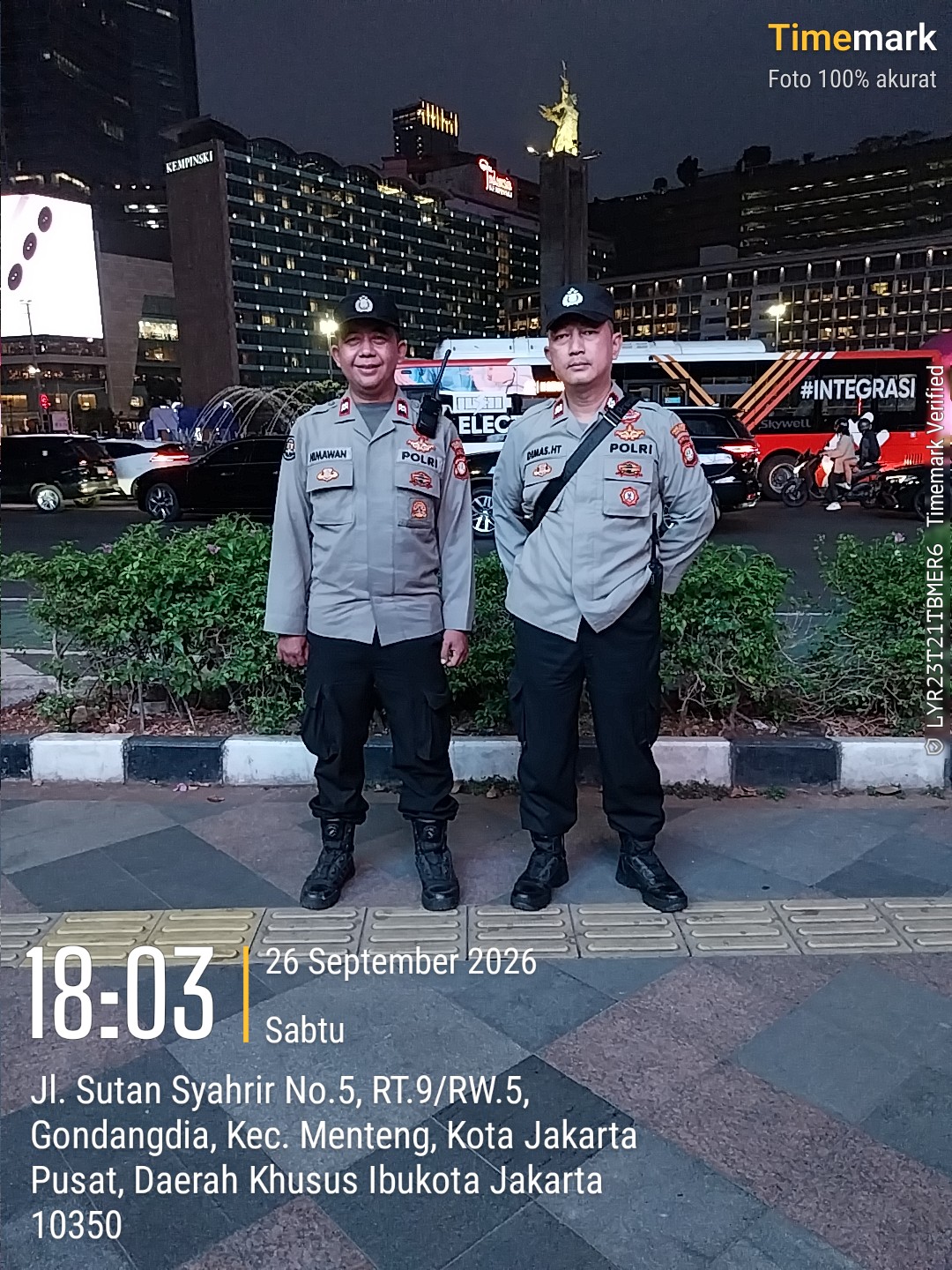 Polisi Ingatkan Warga di Kawasan Mh Thamrin Waspadai Barang Bawaan Saat Pulang