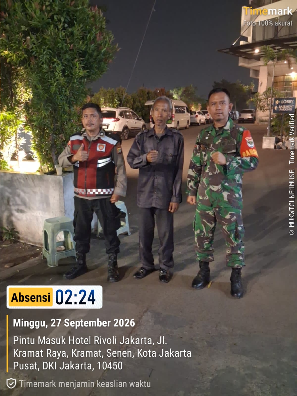 Polsek Senen Plotting Personel Dini Hari, Antisipasi Tawuran dan Gangguan Kamtibmas