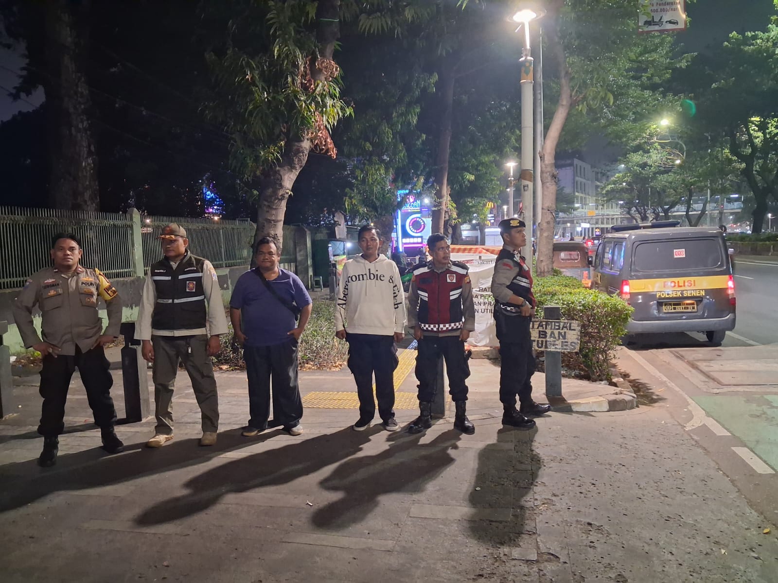 Patroli Tiga Pilar Digelar di Senen, Antisipasi Tawuran dan Geng Motor