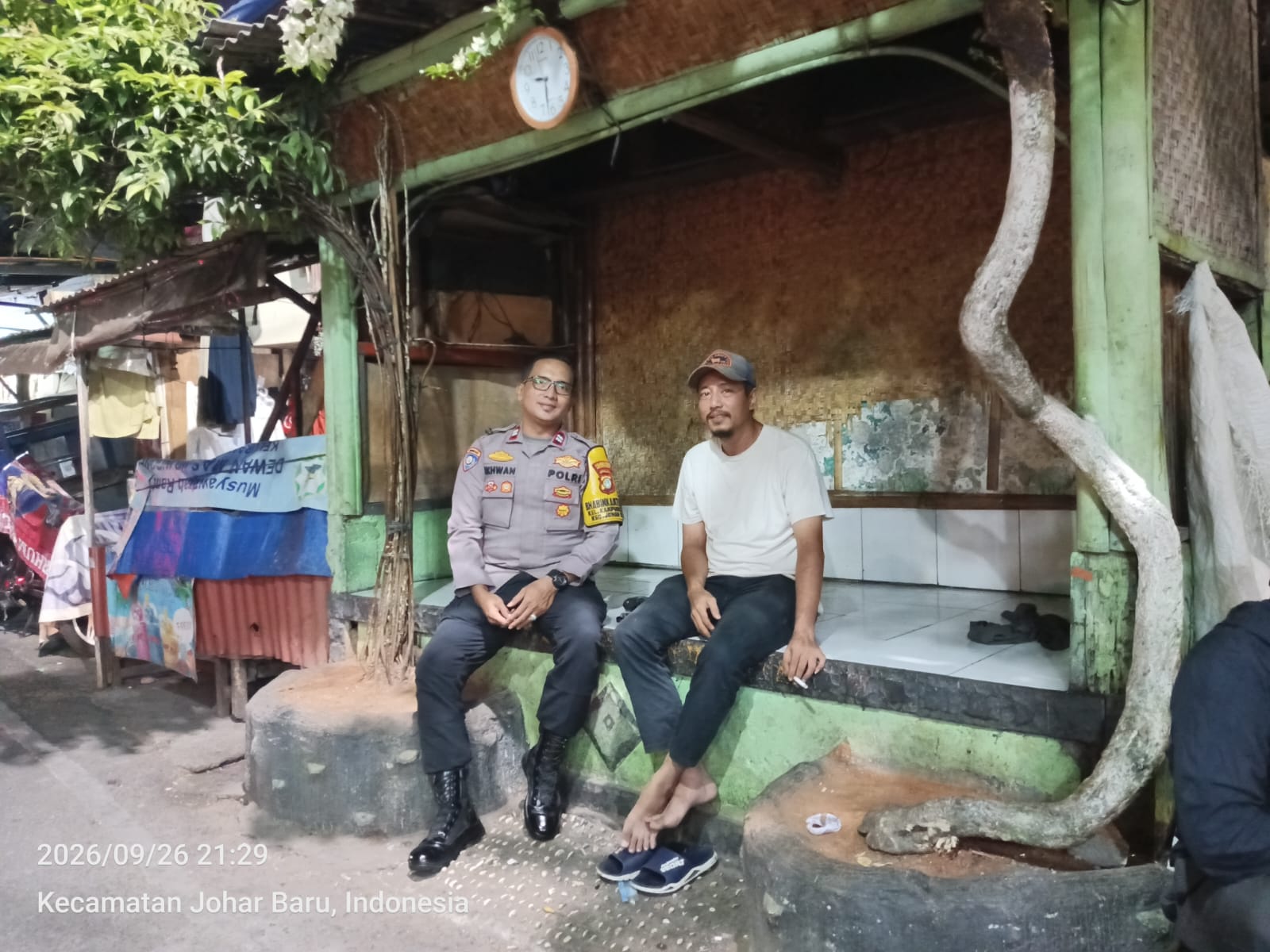 Cooling System di Kampung Rawa, Bhabinkamtibmas Perkuat Deteksi Dini Kejahatan