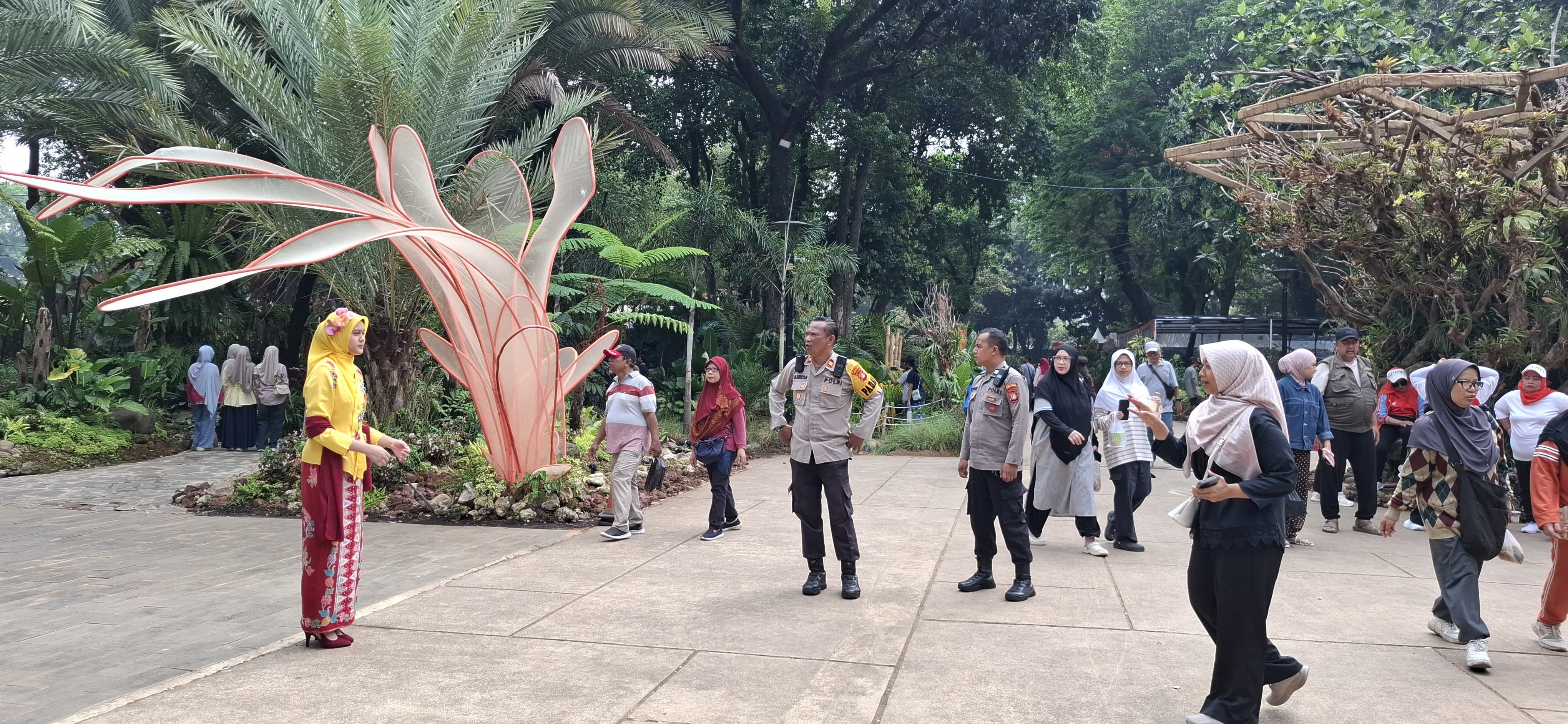 Polsek Sawah Besar Pastikan Pameran Flona Jakarta 2026 Aman dan Kondusif