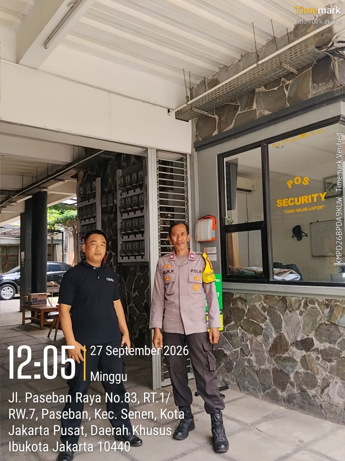 Bhabinkamtibmas Paseban Sambangi Rumah Kos Rukita, Antisipasi Gangguan Kamtibmas