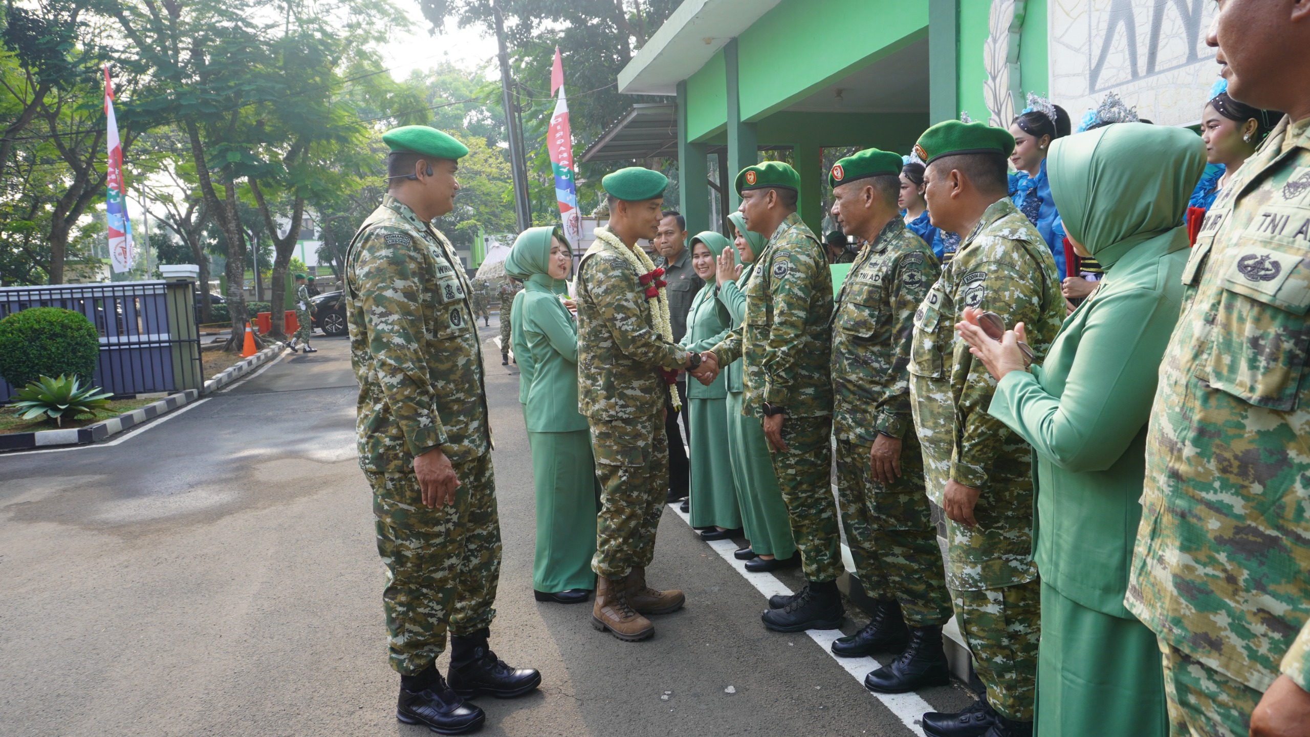 Tradisi Korps, Kodim 0510/Tigaraksa Terima Warga Baru Letkol Inf Yudha Fuady Putra