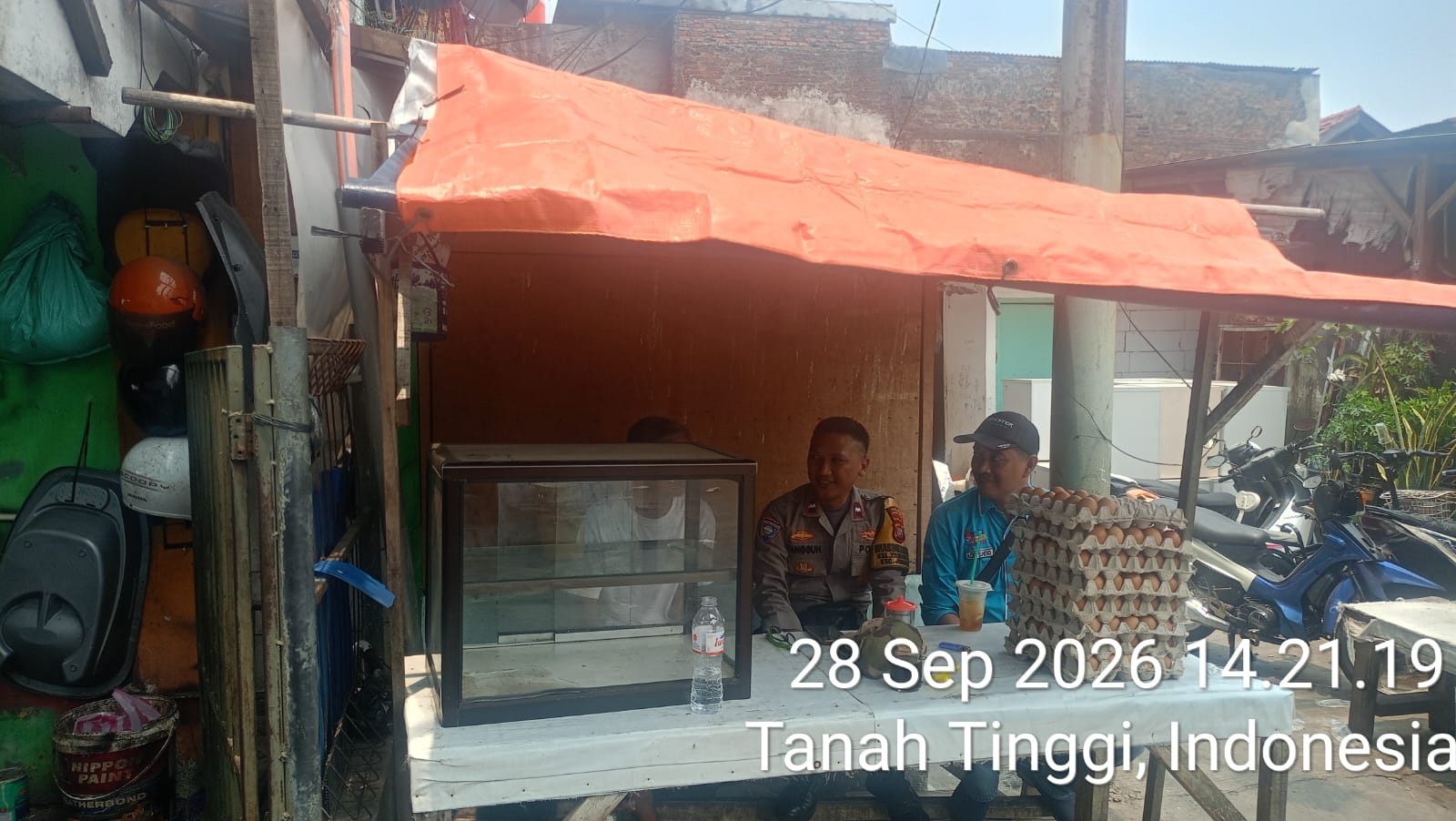 Sambang Rusun Tanah Tinggi, Polisi Perkuat Koordinasi Kamtibmas dan Keselamatan Warga