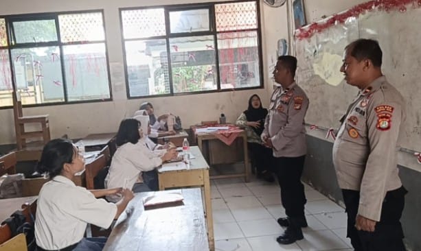 Polsek Cempaka Putih Ajak Pelajar Jaga Diri dan Ciptakan Kamtibmas Kondusif