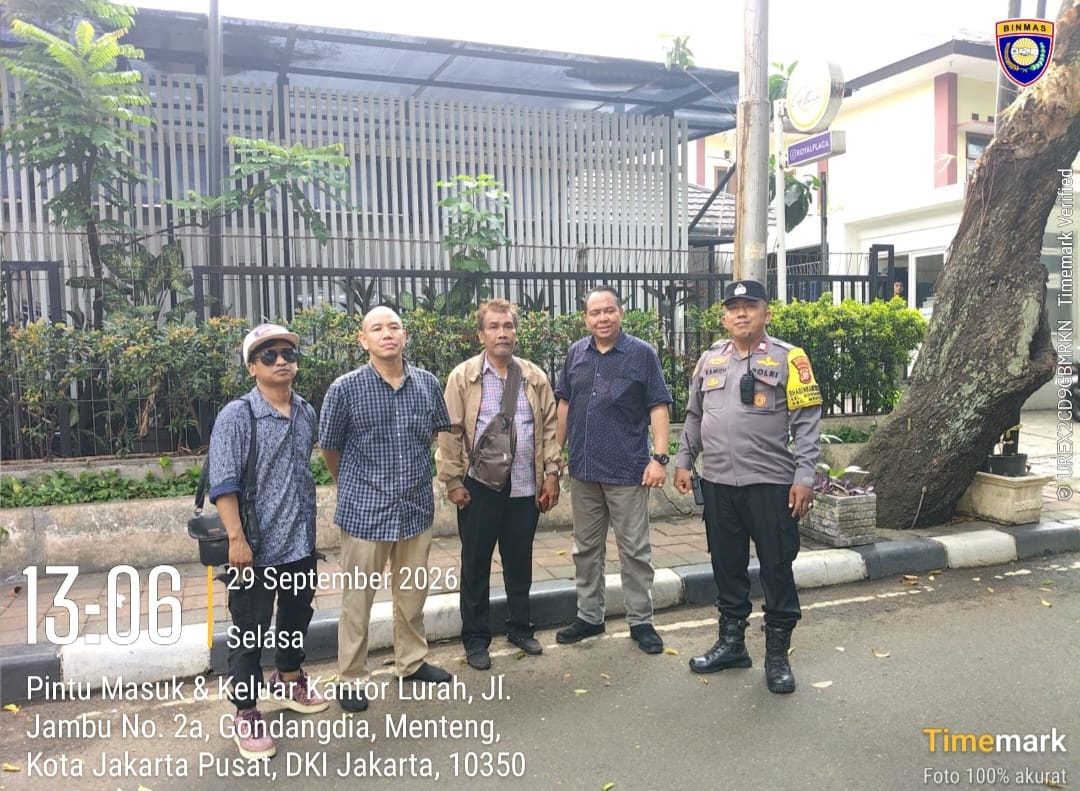 Bersama FKDM Gondangdia, Polisi Perkuat Deteksi Dini Kejahatan Jalanan