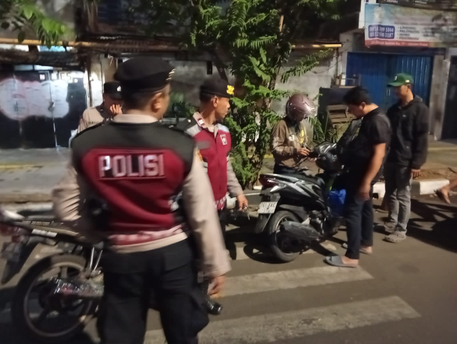 Razia Stasioner di Senen, Polisi Amankan 2 Motor Tanpa Surat dan Pelat Nomor