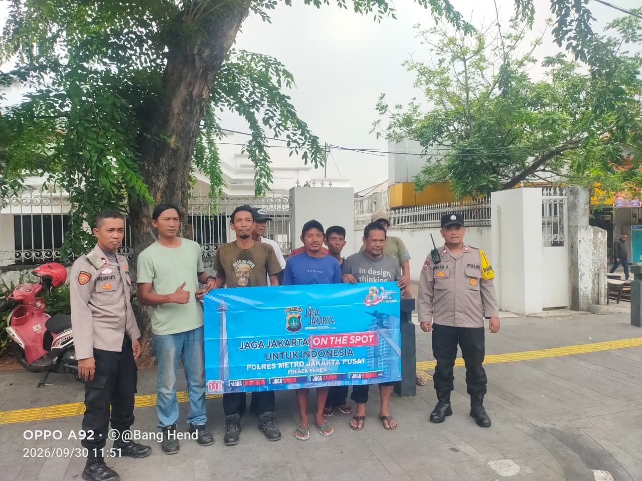 Polsek Senen Gelar Jaga Jakarta On The Spot, Warga Diingatkan Waspadai Kejahatan