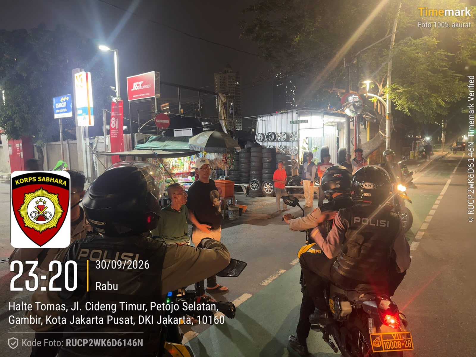 Patroli Presisi Amankan Tiga Pelajar dan Dua Celurit di Jakarta Pusat