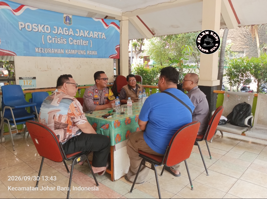 Polsek Johar Baru Gandeng FKDM Perkuat Deteksi Dini Kamtibmas di Kampung Rawa