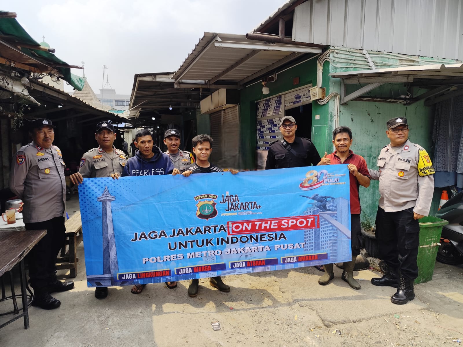 Cegah Tawuran dan Kejahatan, Jaga Jakarta On The Spot Polsek Johar Baru Perkuat Kolaborasi Bersama Warga