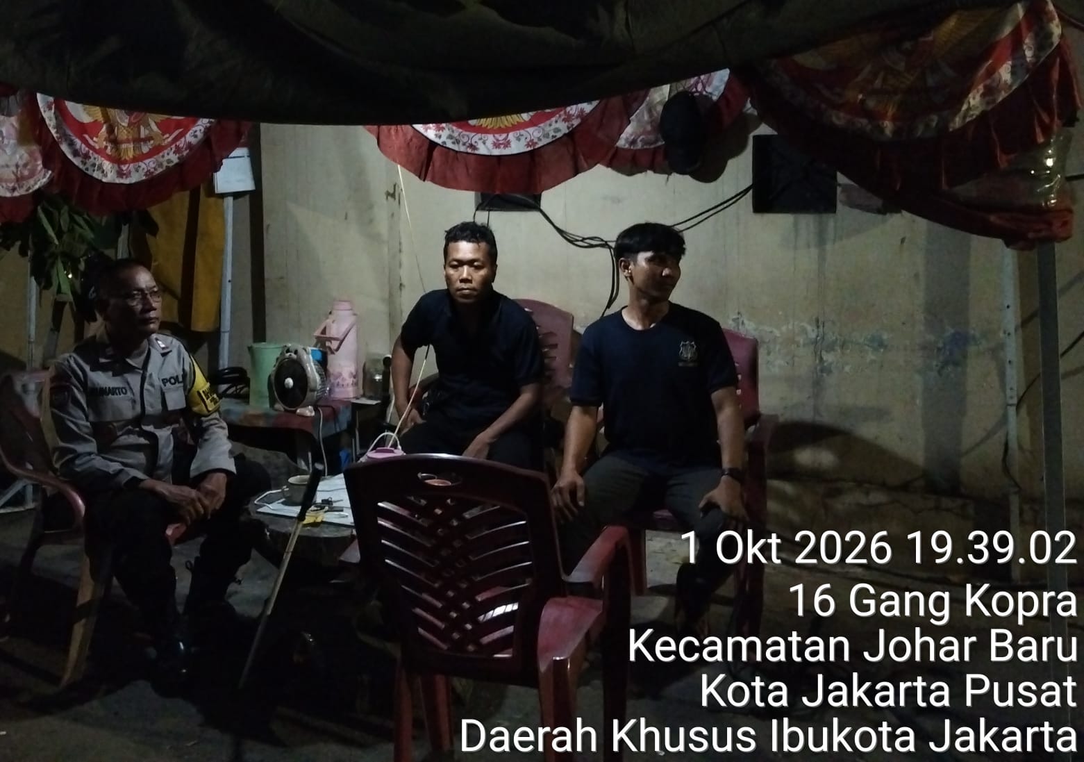 Jalin Komunikasi dengan Keamanan Warga, Bhabinkamtibmas Johar Baru Perkuat Deteksi Dini