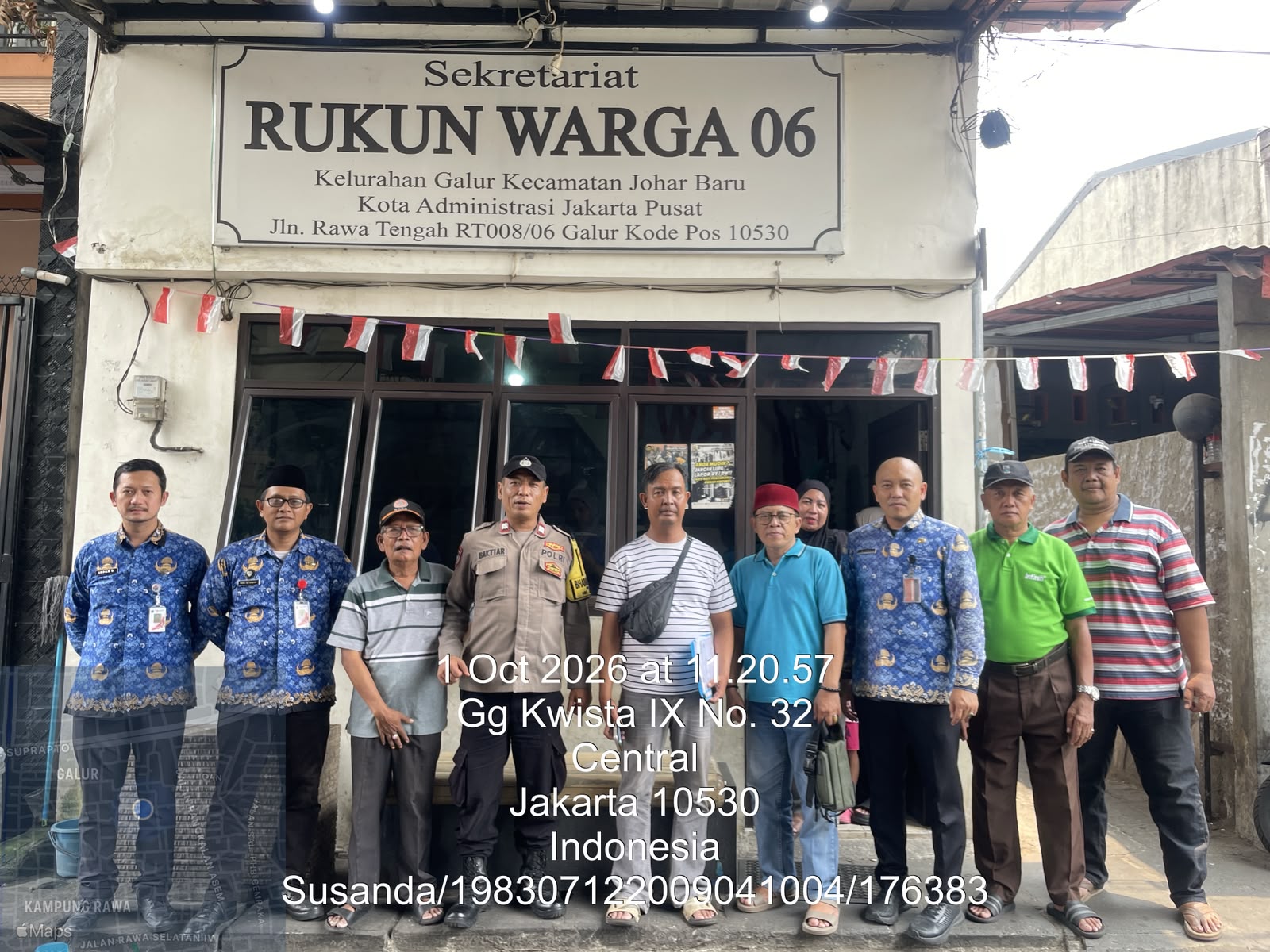 Pelayanan Dukcapil Hadir di Balai Warga, Bhabinkamtibmas Galur Kawal Kegiatan